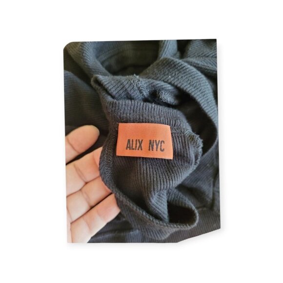 Revolve INTERMIX Black Knot Back Crop Top XS - Picture 11 of 13